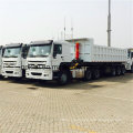 Lufeng 3 Axles Side Tipper Tractor Truck with Dump Trailer for Sale